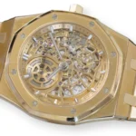 Audemars Piguet Royal Oak “Jumbo” Extra‑Thin Openworked 16204BA for sale at calibre24 Perth Australia