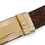 Rolex Cosmograph Daytona 16518 white dial with diamond markers Yellow Gold leather Strap with factory papers papers available at Calibre24 Luxury Watches Perth Australia