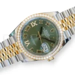 Rolex Datejust 36 126283RBR Olive Green Dial Jubilee bracelet 2026 Brand New Unworn full set with box and papers available at Calibre24 Luxury Watches Perth Australia 11