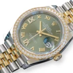 Rolex Datejust 36 126283RBR Olive Green Dial Jubilee bracelet 2026 Brand New Unworn full set with box and papers available at Calibre24 Luxury Watches Perth Australia 11
