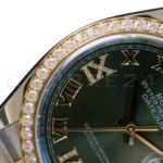 Rolex Datejust 36 126283RBR Olive Green Dial Jubilee bracelet 2026 Brand New Unworn full set with box and papers available at Calibre24 Luxury Watches Perth Australia 11