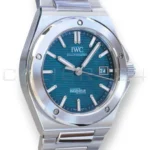 IWC Ingenieur 40 Aqua Blue IW328903 Dial Mint Condition 2025 Full set with Box and Papers for sale at Calibre24 Perth Australia