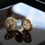 Patek Philippe Calatrava Cuff Links in Yellow Gold Brand new with Original Boxes available at calibre24 Perth Australia