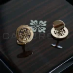 Patek Philippe Calatrava Cuff Links in Yellow Gold Brand new with Original Boxes available at calibre24 Perth Australia