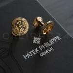 Patek Philippe Calatrava Cuff Links in Yellow Gold Brand new with Original Boxes available at calibre24 Perth Australia