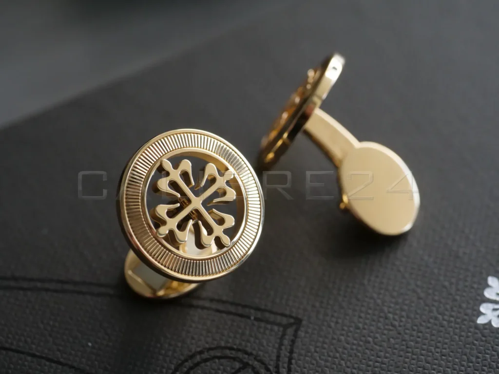 Patek Philippe Calatrava Cross Cufflinks in Yellow Gold Brand new with Original Boxes available at calibre24 Perth Australia