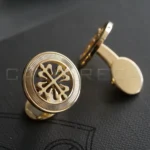 Patek Philippe Calatrava Cufflinks in Yellow Gold Brand new with Original Boxes available at calibre24 Perth Australia