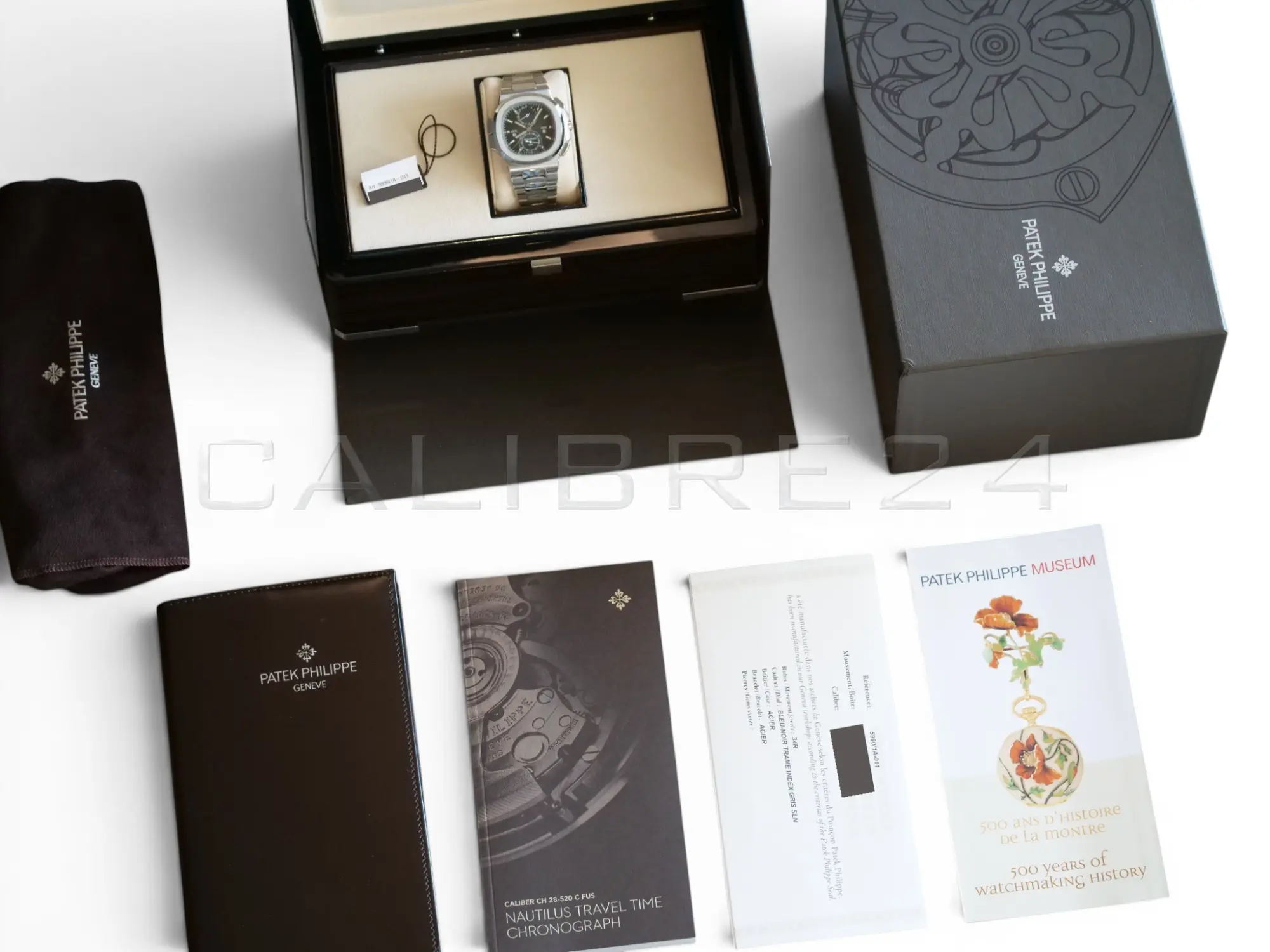 Patek Philippe Nautilus 5990-1A-011 Blue Dial 2024 Mint Like New Condition full set with box and papers available at Calibre24 Luxury Watches Perth Australia