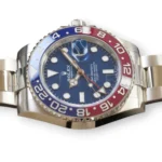 Rolex GMT Master II Pepsi 126719BLRO white Gold Pepsi Bezel Blue Dial Excellent Condition 2022 Full set with Box and Papers for sale at Calibre24 Perth Australia