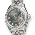 Rolex Lady-Datejust 28 279384RBR diamond RBR Bezel Jubilee Bracelet Mint 2021 full set with box and papers available at Calibre24 Luxury Watches Perth Australia