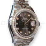 Rolex Lady Datejust 28 279384RBR diamond RBR Bezel Jubilee Bracelet Mint 2021 full set with box and papers available at Calibre24 Luxury Watches Perth Australia a