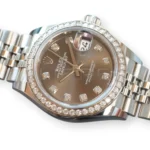 Rolex Lady Datejust 28 279384RBR diamond RBR Bezel Jubilee Bracelet Mint 2021 full set with box and papers available at Calibre24 Luxury Watches Perth Australia a
