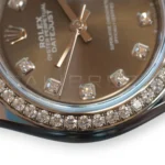 Rolex Lady Datejust 28 279384RBR diamond RBR Bezel Jubilee Bracelet Mint 2021 full set with box and papers available at Calibre24 Luxury Watches Perth Australia a