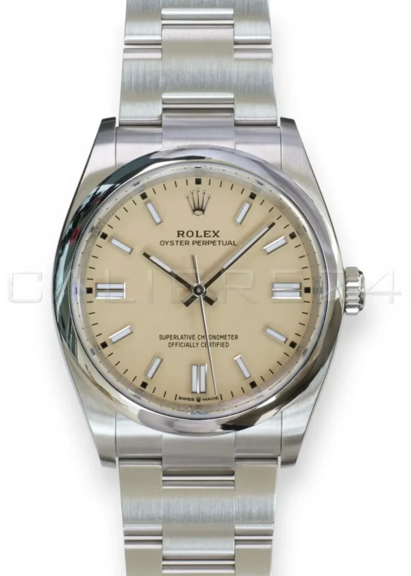 Rolex Oyster Perpetual 36 Beige Dial 126000