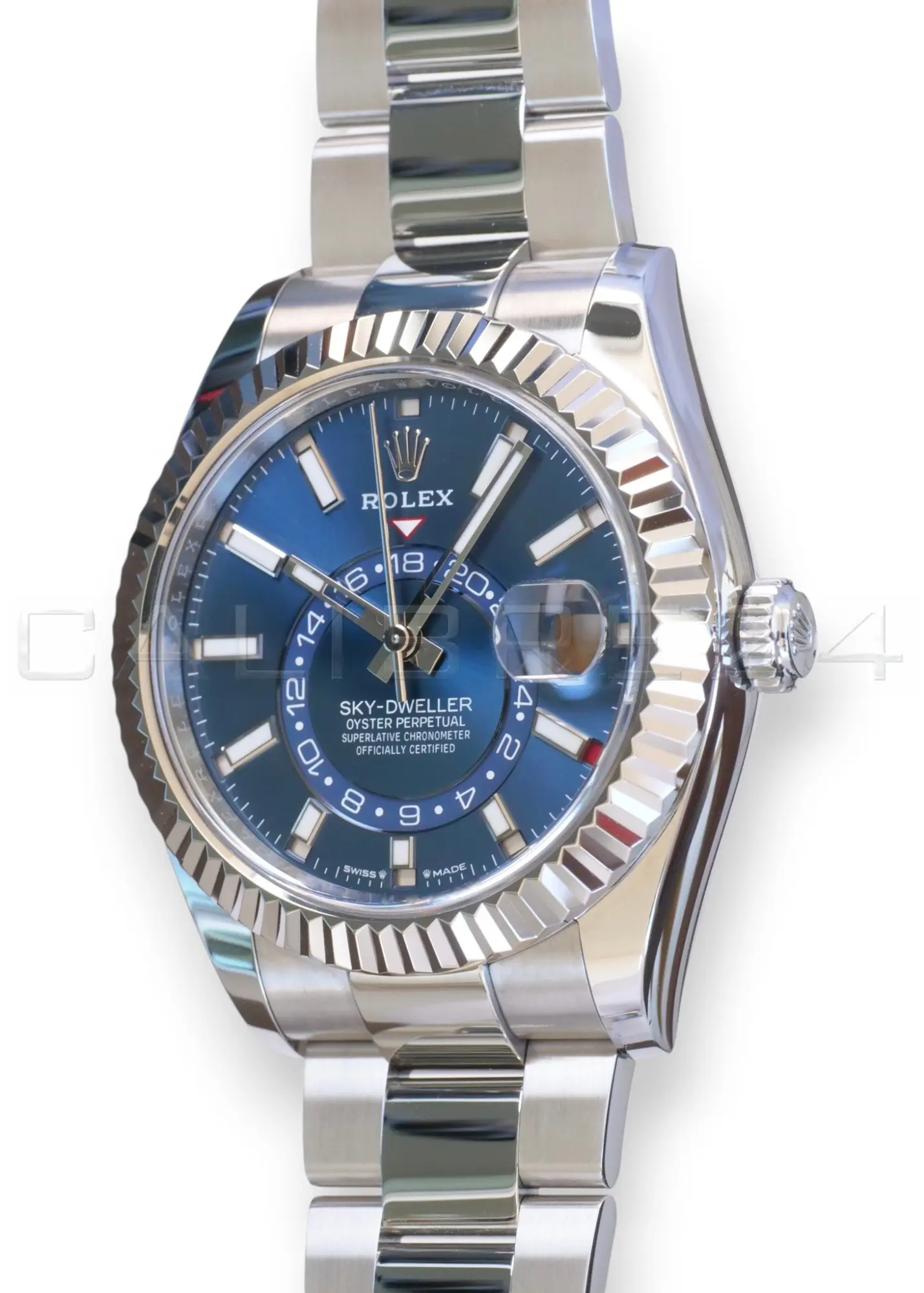 Rolex Sky-Dweller 336934 Blue Oyster Bracelet Mint Condition 2025 Full set with Box and Papers for sale at Calibre24 Perth Australia