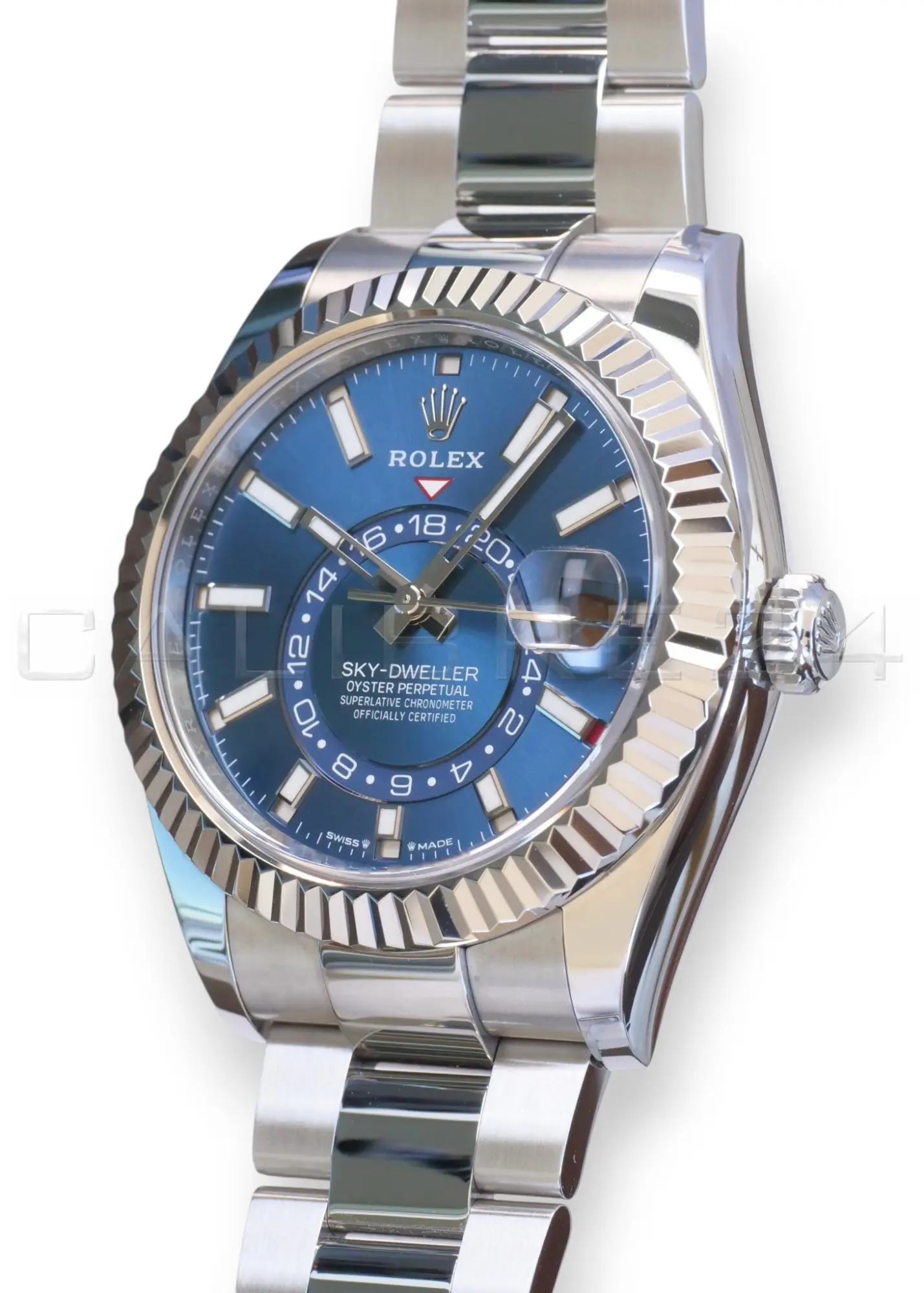 Rolex Sky-Dweller 336934 Blue Oyster Bracelet Mint Condition 2025 Full set with Box and Papers for sale at Calibre24 Perth Australia