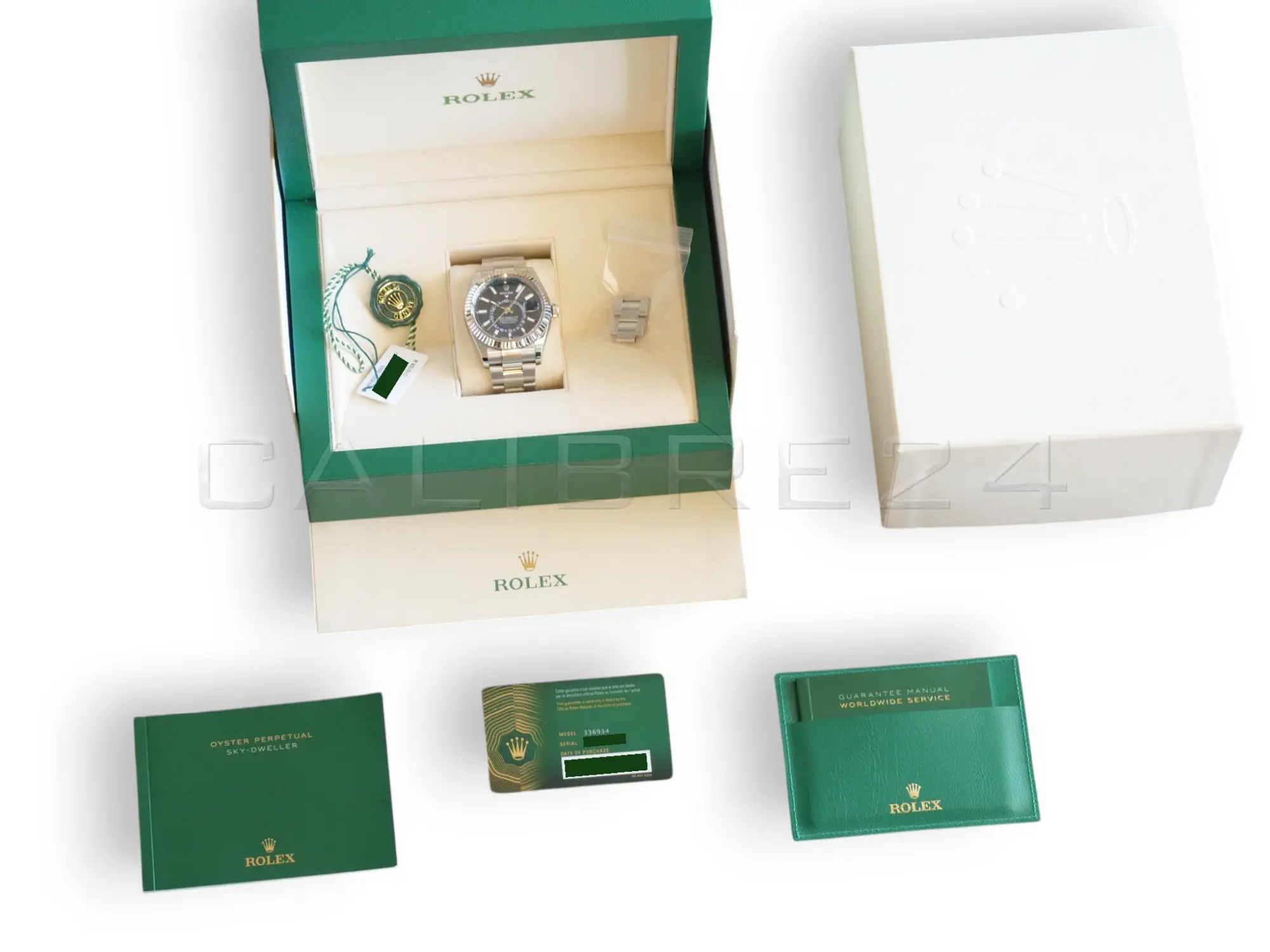Rolex Sky-Dweller 336934 Blue Oyster Bracelet Mint Condition 2025 Full set with Box and Papers for sale at Calibre24 Perth Australia