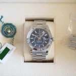 Rolex Sky-Dweller 336934 Blue Oyster Bracelet Mint Condition 2025 Full set with Box and Papers for sale at Calibre24 Perth Australia