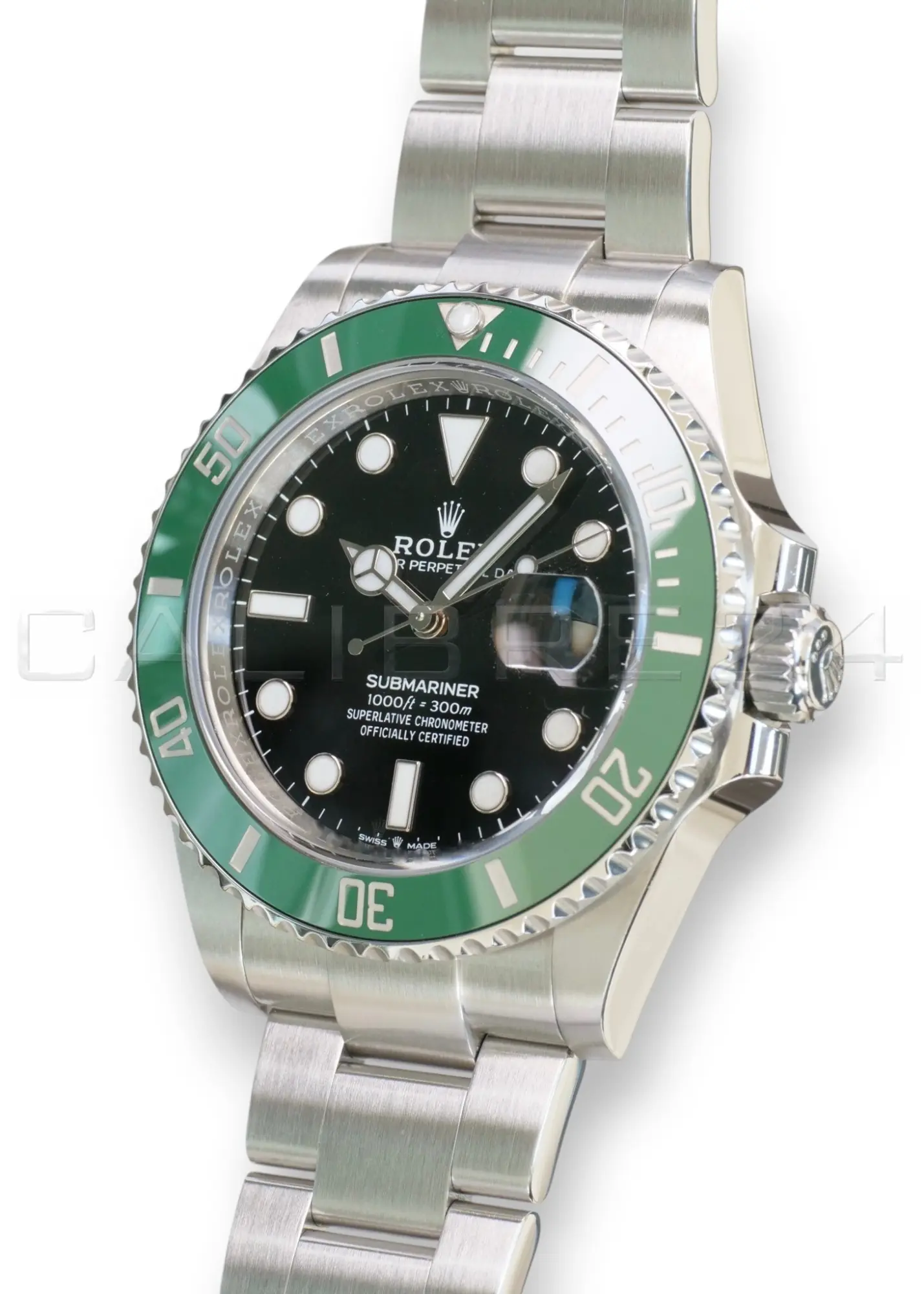 Rolex Submariner Date 41 Starbucks 126610LV MK1 Green Bezel Excellent Condition Full set with Box and Papers 2022 for sale at Calibre24 Perth Australia