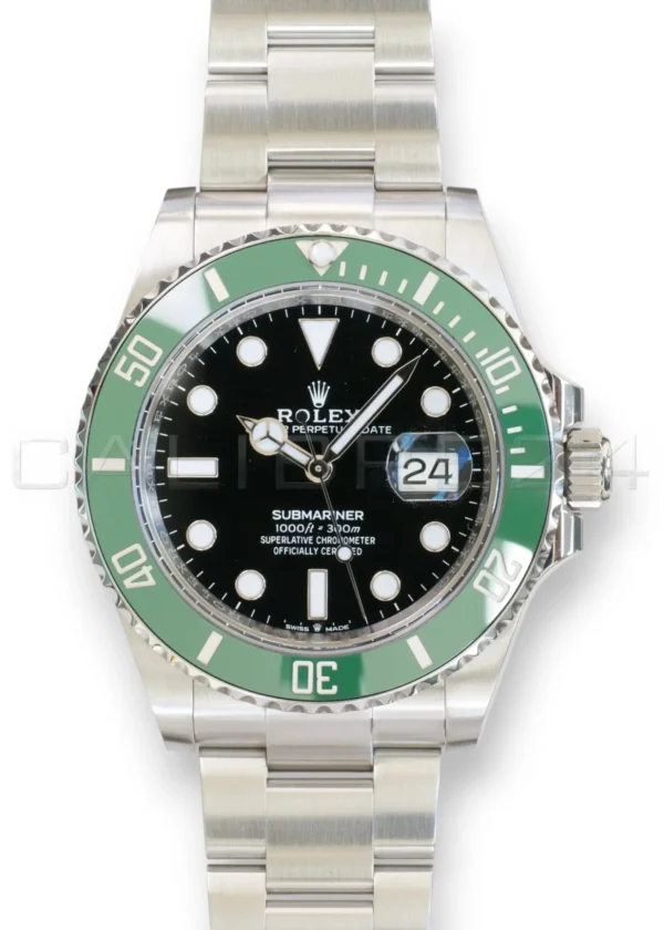 Rolex Submariner Date 41 Starbucks 126610LV MK1 Green Bezel Excellent Condition Full set with Box and Papers 2022 for sale at Calibre24 Perth Australia