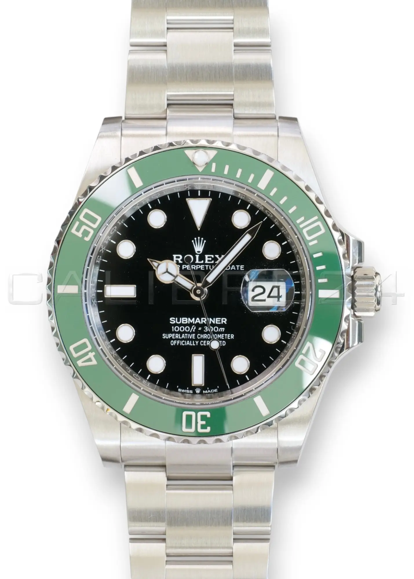Rolex Submariner Date 41 Starbucks 126610LV MK1 Green Bezel Excellent Condition Full set with Box and Papers 2022 for sale at Calibre24 Perth Australia