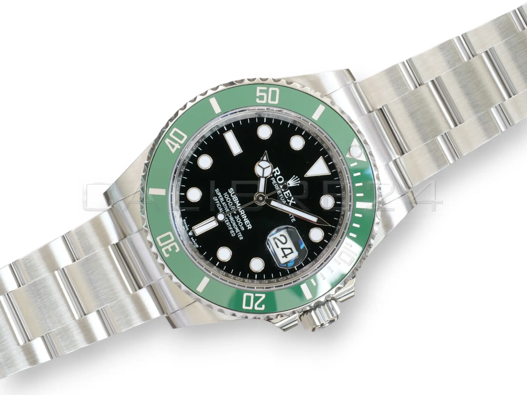 Rolex Submariner Date 41 Starbucks 126610LV MK1 Green Bezel Excellent Condition Full set with Box and Papers 2022 for sale at Calibre24 Perth Australia