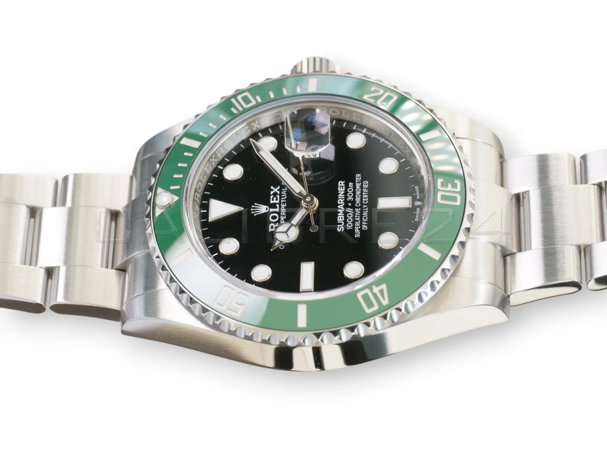 Rolex Submariner Date 41 Starbucks 126610LV MK1 Green Bezel Excellent Condition Full set with Box and Papers 2022 for sale at Calibre24 Perth Australia
