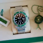 Rolex Submariner Date 41 Starbucks 126610LV MK1 Green Bezel Excellent Condition Full set with Box and Papers 2022 for sale at Calibre24 Perth Australia