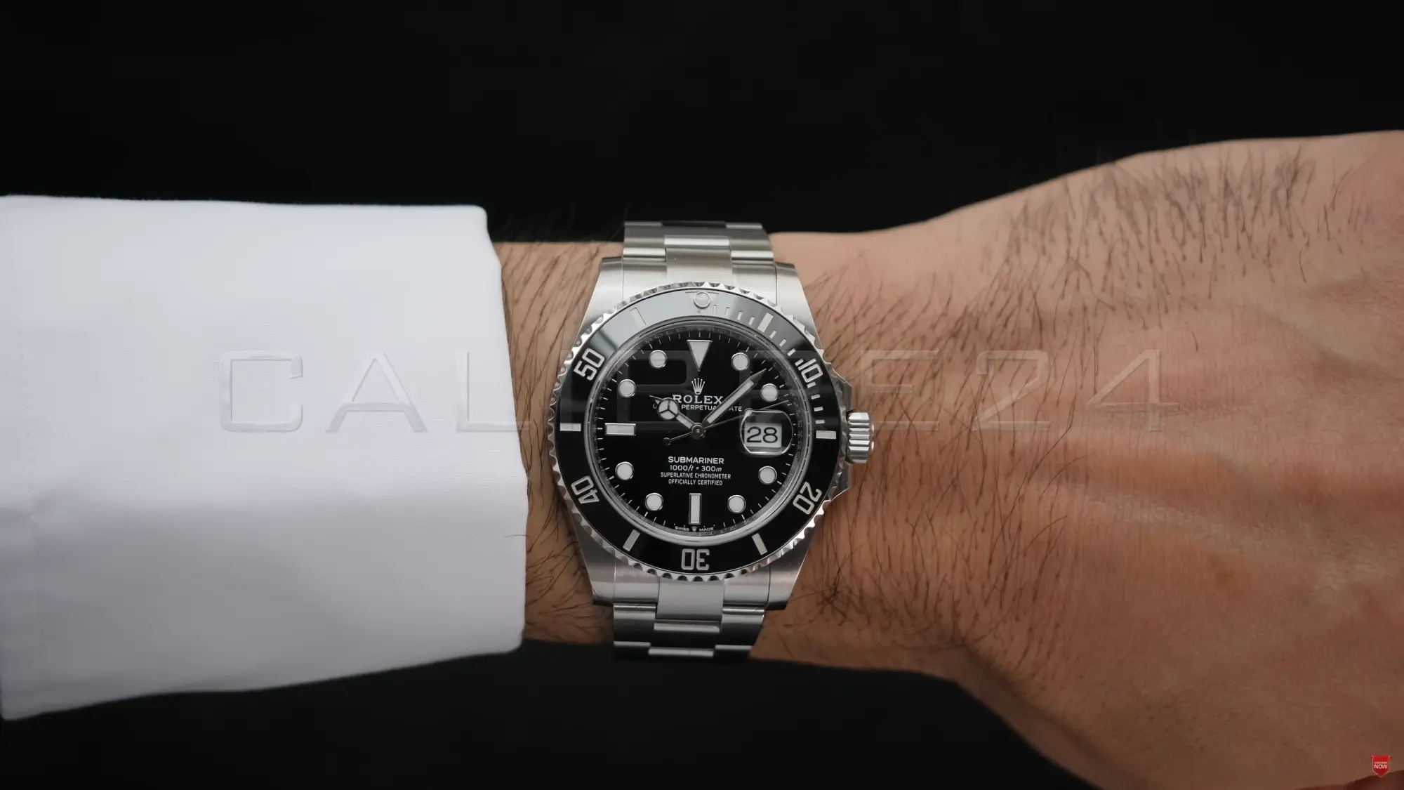 Rolex Submariner on the wrist