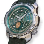 Sarpaneva K0 Korona Northern Lights Green Lume Dial Mint Condition Full set with Box and Papers 2016 for sale at Calibre24 Perth Australia