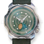 Sarpaneva K0 Korona Northern Lights Green Lume Dial Mint Condition Full set with Box and Papers 2016 for sale at Calibre24 Perth Australia