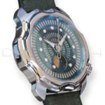 Sarpaneva K0 Korona Northern Lights Green Lume Dial Mint Condition Full set with Box and Papers 2016 for sale at Calibre24 Perth Australia