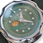 Sarpaneva K0 Korona Northern Lights Green Lume Dial Mint Condition Full set with Box and Papers 2016 for sale at Calibre24 Perth Australia