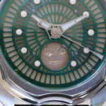 Sarpaneva K0 Korona Northern Lights Green Lume Dial Mint Condition Full set with Box and Papers 2016 for sale at Calibre24 Perth Australia