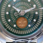 Sarpaneva K0 Korona Northern Lights Green Lume Dial Mint Condition Full set with Box and Papers 2016 for sale at Calibre24 Perth Australia