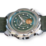 Sarpaneva K0 Korona Northern Lights Green Lume Dial Mint Condition Full set with Box and Papers 2016 for sale at Calibre24 Perth Australia