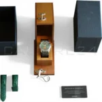 Sarpaneva K0 Korona Northern Lights Green Lume Dial Mint Condition Full set with Box and Papers 2016 for sale at Calibre24 Perth Australia