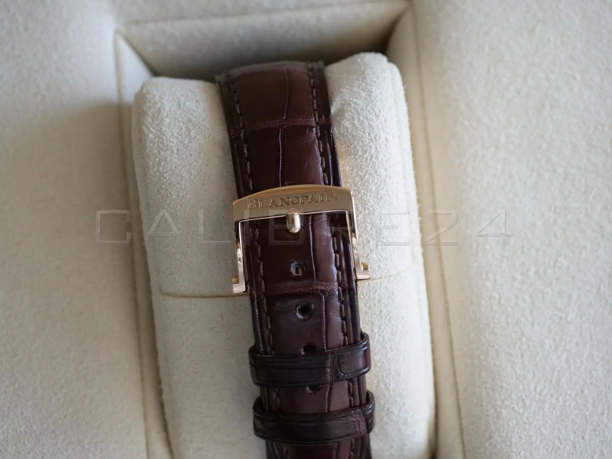 Blancpain Villeret Ultra Slim Automatic 38mm Pink Gold 6223‑3642‑55B 2025 Full Box & Papers at calibre24 Australia