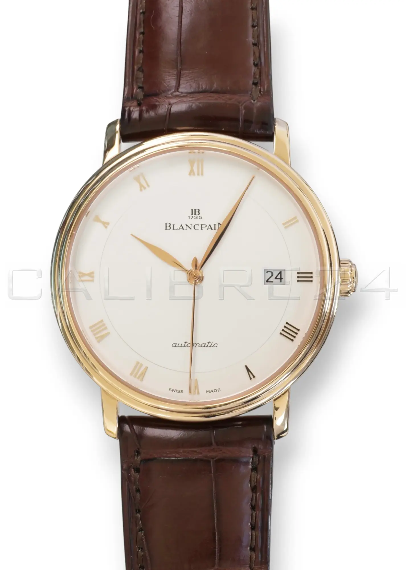 Blancpain Villeret Ultra Slim Automatic 38mm Pink Gold 6223‑3642‑55B 2025 Full Box & Papers at calibre24 Australia