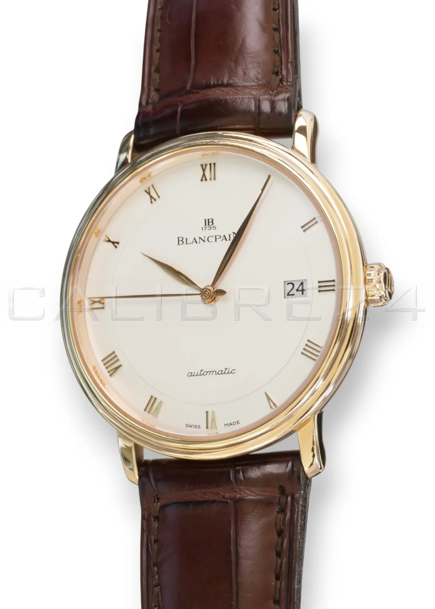 Blancpain Villeret Ultra Slim Automatic 38mm Pink Gold 6223‑3642‑55B 2025 Full Box & Papers at calibre24 Australia