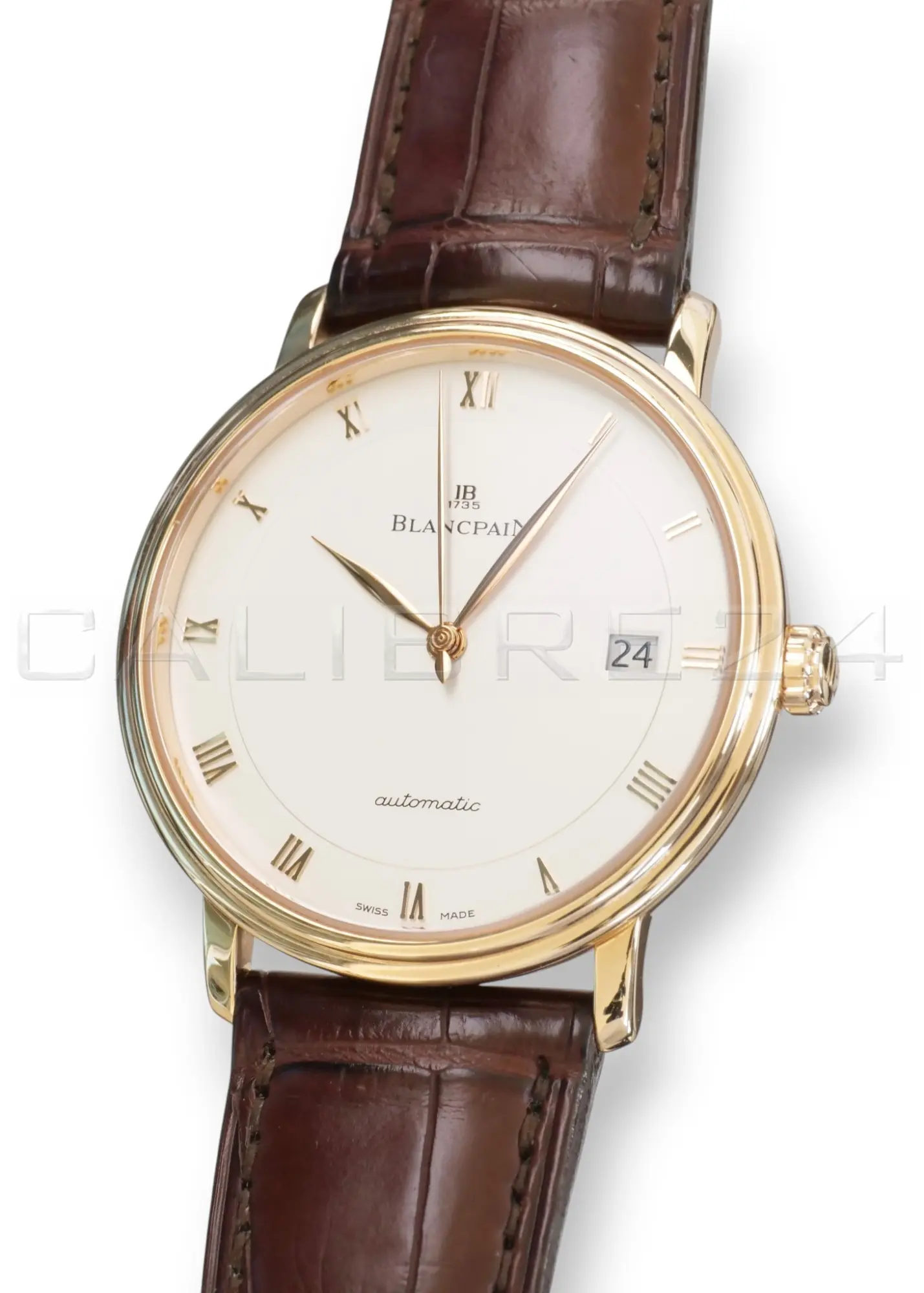 Blancpain Villeret Ultra Slim Automatic 38mm Pink Gold 6223‑3642‑55B 2025 Full Box & Papers at calibre24 Australia