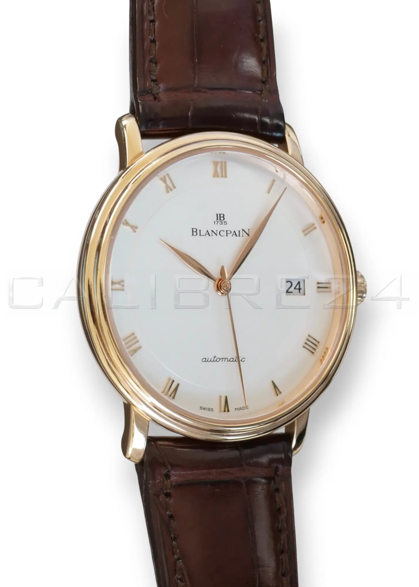 Blancpain Villeret Ultra Slim Automatic 38mm Pink Gold 6223‑3642‑55B 2025 Full Box & Papers at calibre24 Australia