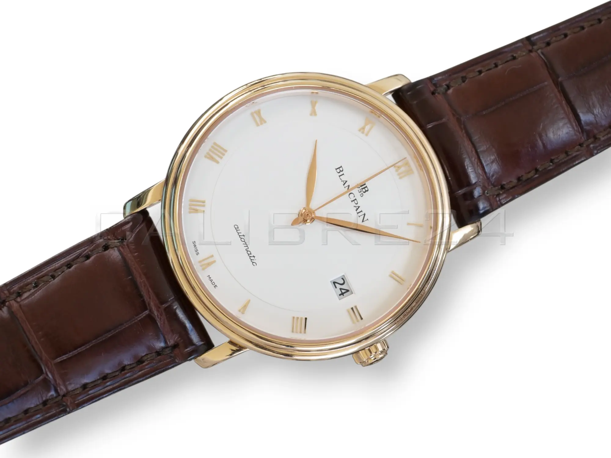 Blancpain Villeret Ultra Slim Automatic 38mm Pink Gold 6223‑3642‑55B 2025 Full Box & Papers at calibre24 Australia