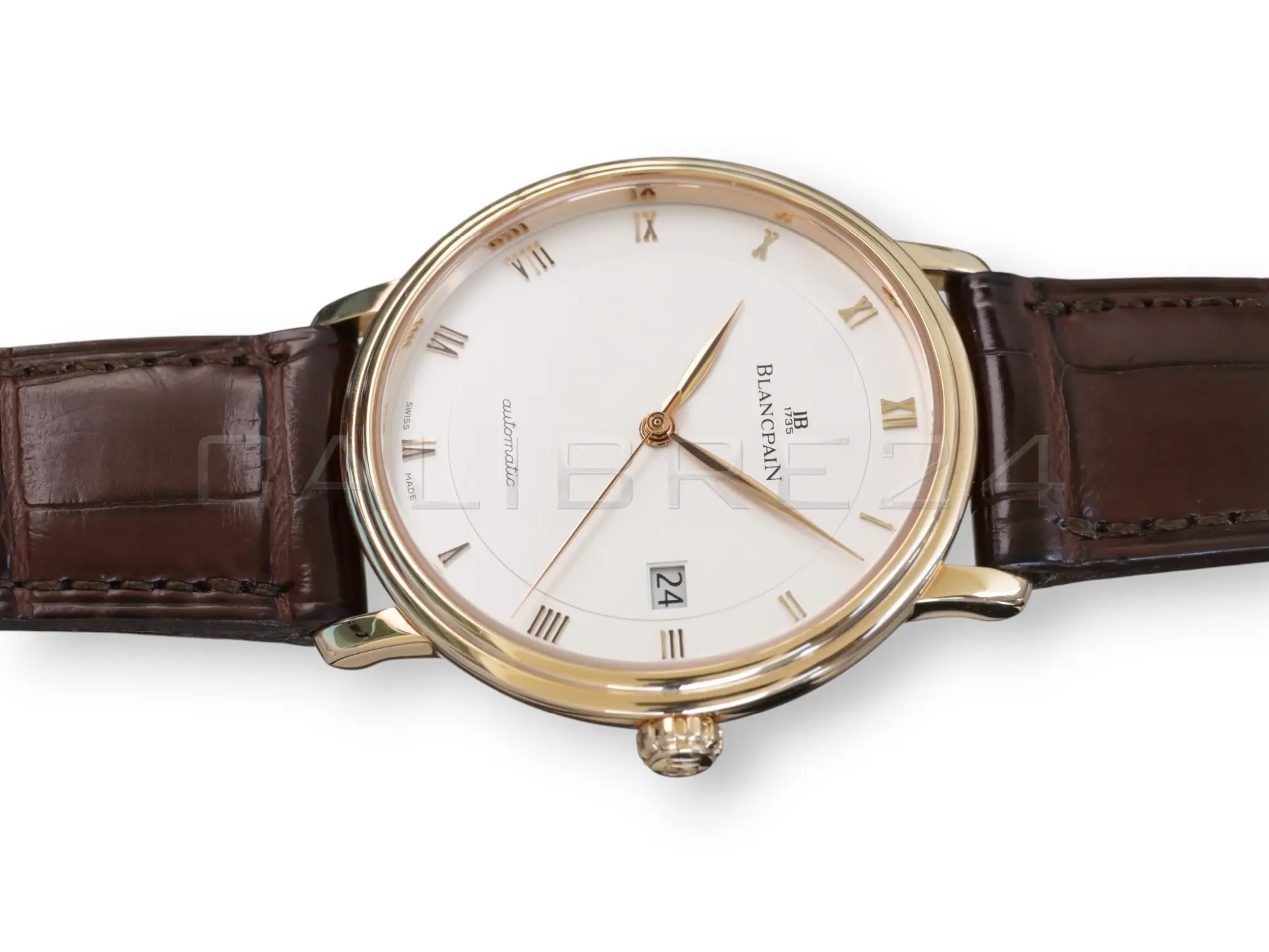 Blancpain Villeret Ultra Slim Automatic 38mm Pink Gold 6223‑3642‑55B 2025 Full Box & Papers at calibre24 Australia