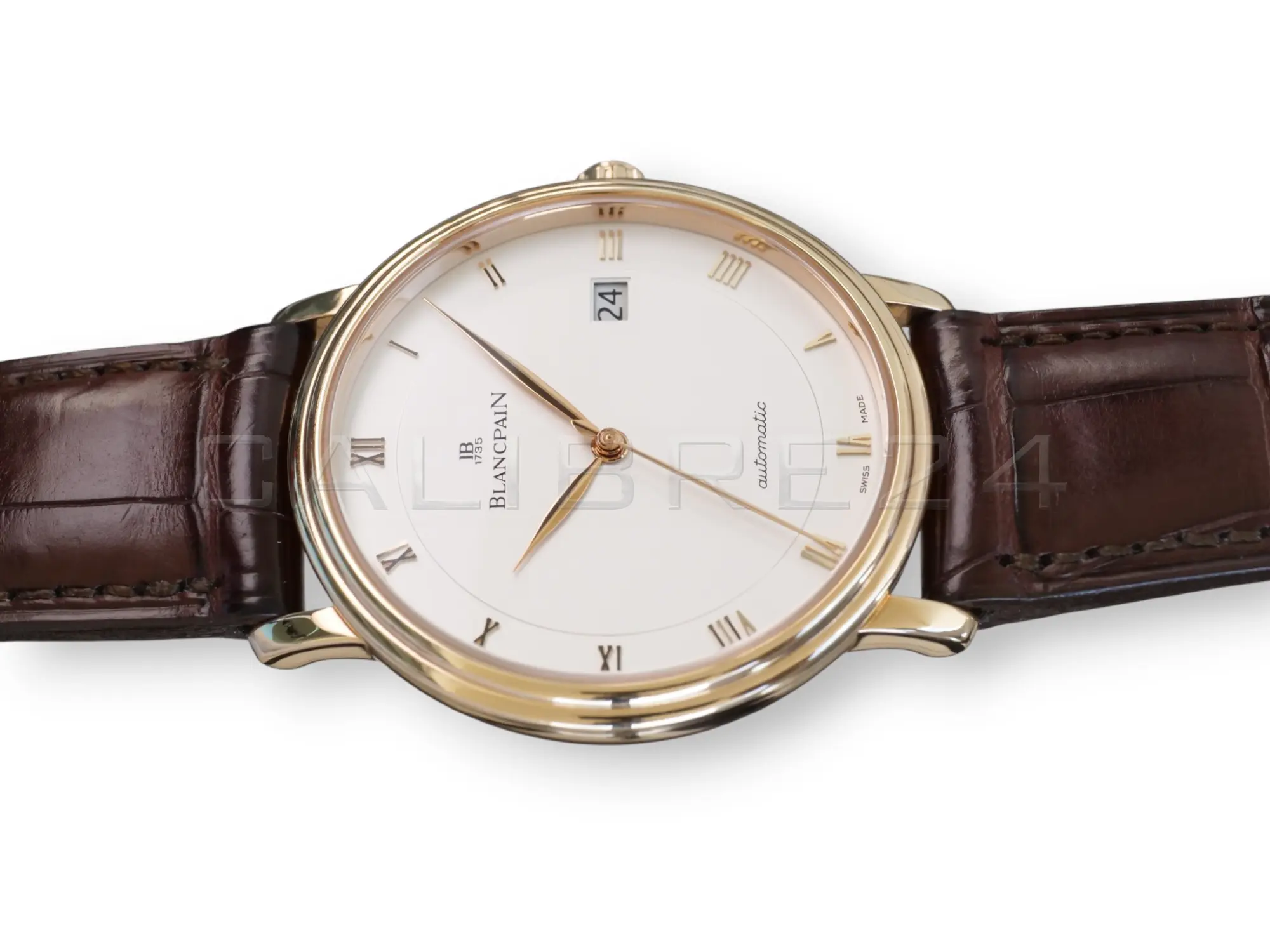 Blancpain Villeret Ultra Slim Automatic 38mm Pink Gold 6223‑3642‑55B 2025 Full Box & Papers at calibre24 Australia