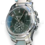 Patek Philippe Complications Annual Calendar Chronograph Olive Green Dial 5905_1A‑001 2023 Full Box & Papers at calibre24 Australia