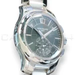 Patek Philippe Complications Annual Calendar Chronograph Olive Green Dial 5905_1A‑001 2023 Full Box & Papers at calibre24 Australia