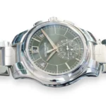 Patek Philippe Complications Annual Calendar Chronograph Olive Green Dial 5905_1A‑001 2023 Full Box & Papers at calibre24 Australia