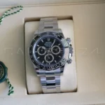 Rolex Daytona 126500LN full set — original green Rolex box, outer box, warranty card, papers, booklets and swing tags, brand new 2026