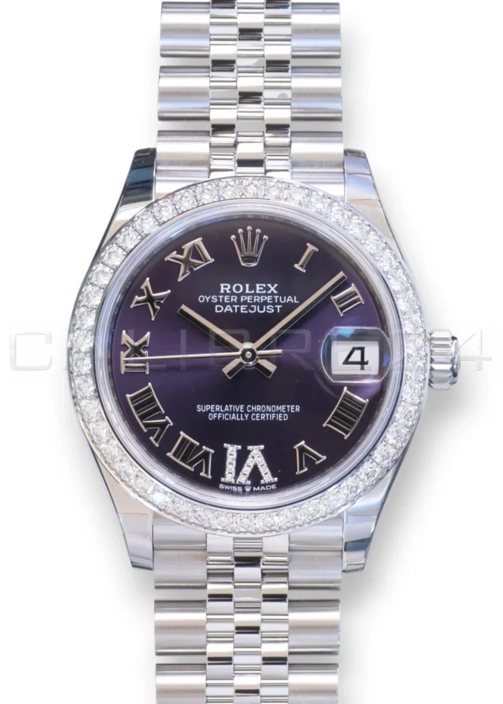 Rolex Datejust 31 Purple Dial Diamond VI